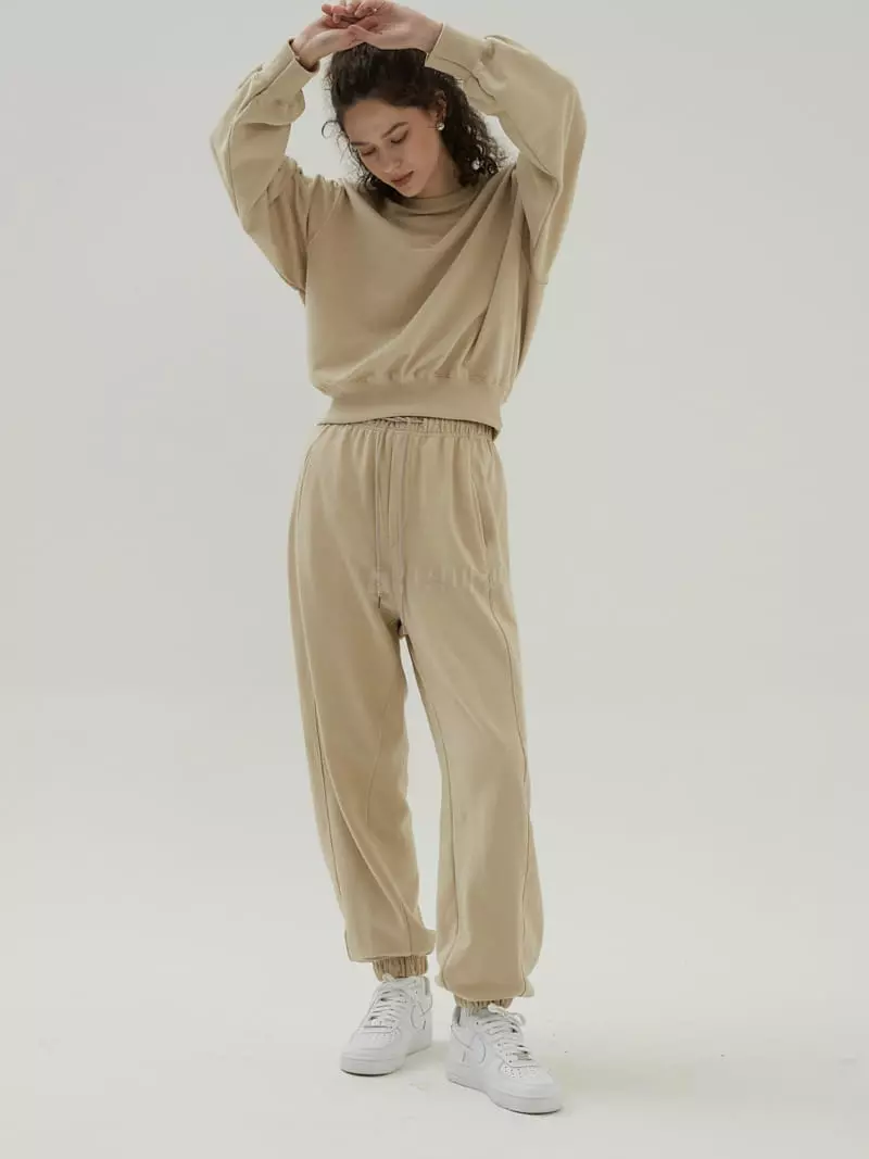 Neroli36 - Korean Women Fashion - #momslook - H Terry Pants - 3