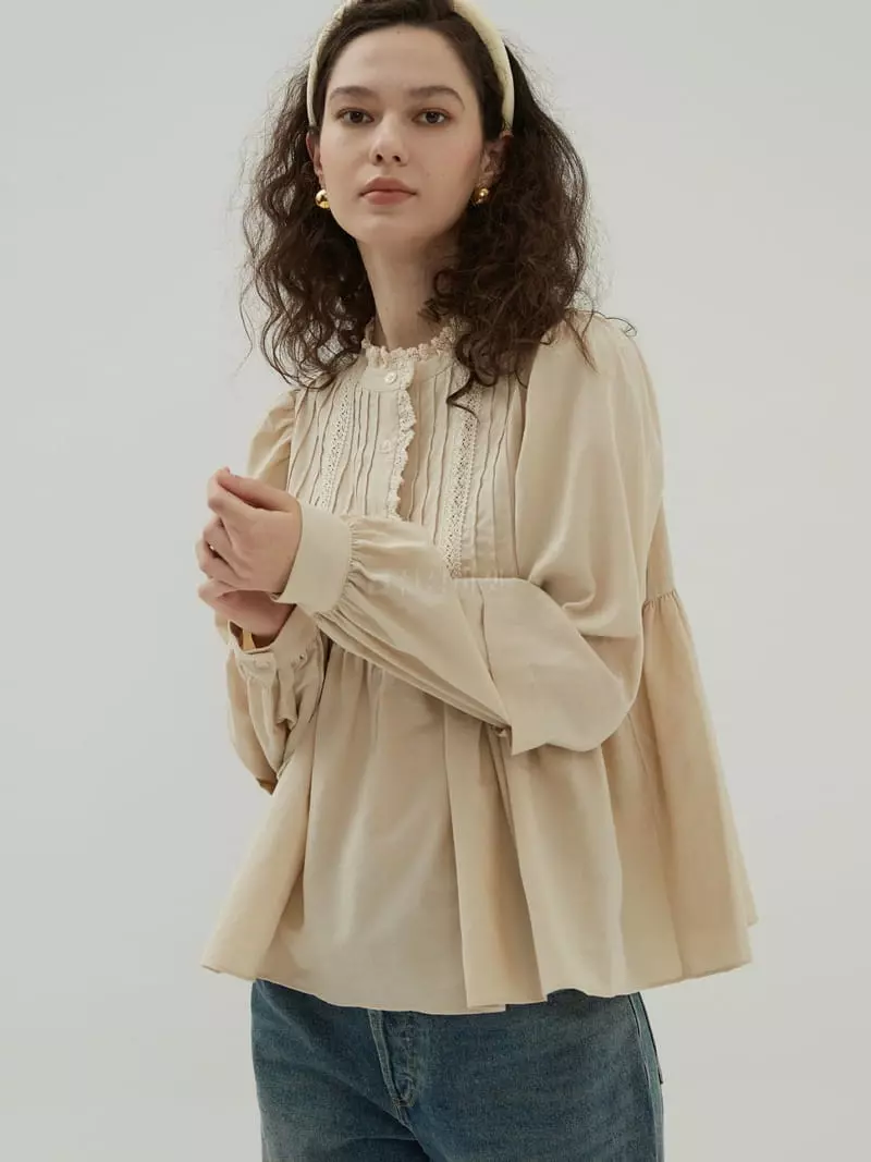 Neroli36 - Korean Women Fashion - #momslook - H Sweety Blouse - 2