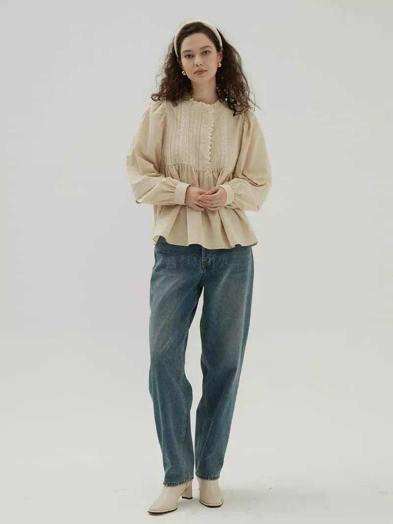 Neroli36 - Korean Women Fashion - #momslook - H Sweety Blouse - 6