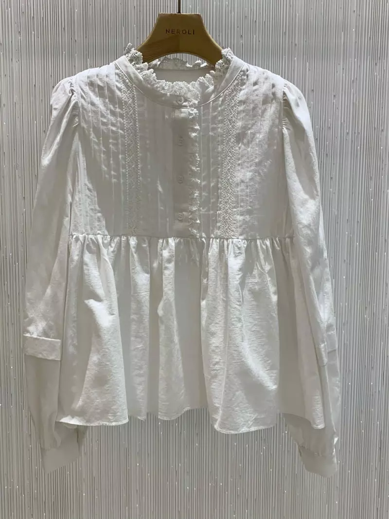 Neroli36 - Korean Women Fashion - #momslook - H Sweety Blouse - 8