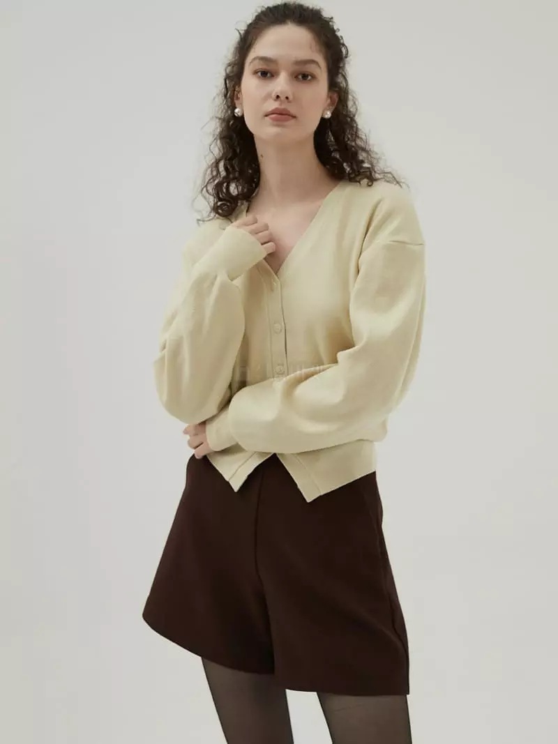 Neroli36 - Korean Women Fashion - #pursuepretty - Volume Line Cardigan - 5