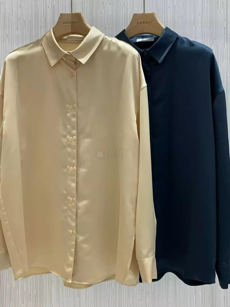 Neroli36 - Korean Women Fashion - #restrostyle - Shatin Shirt - 8