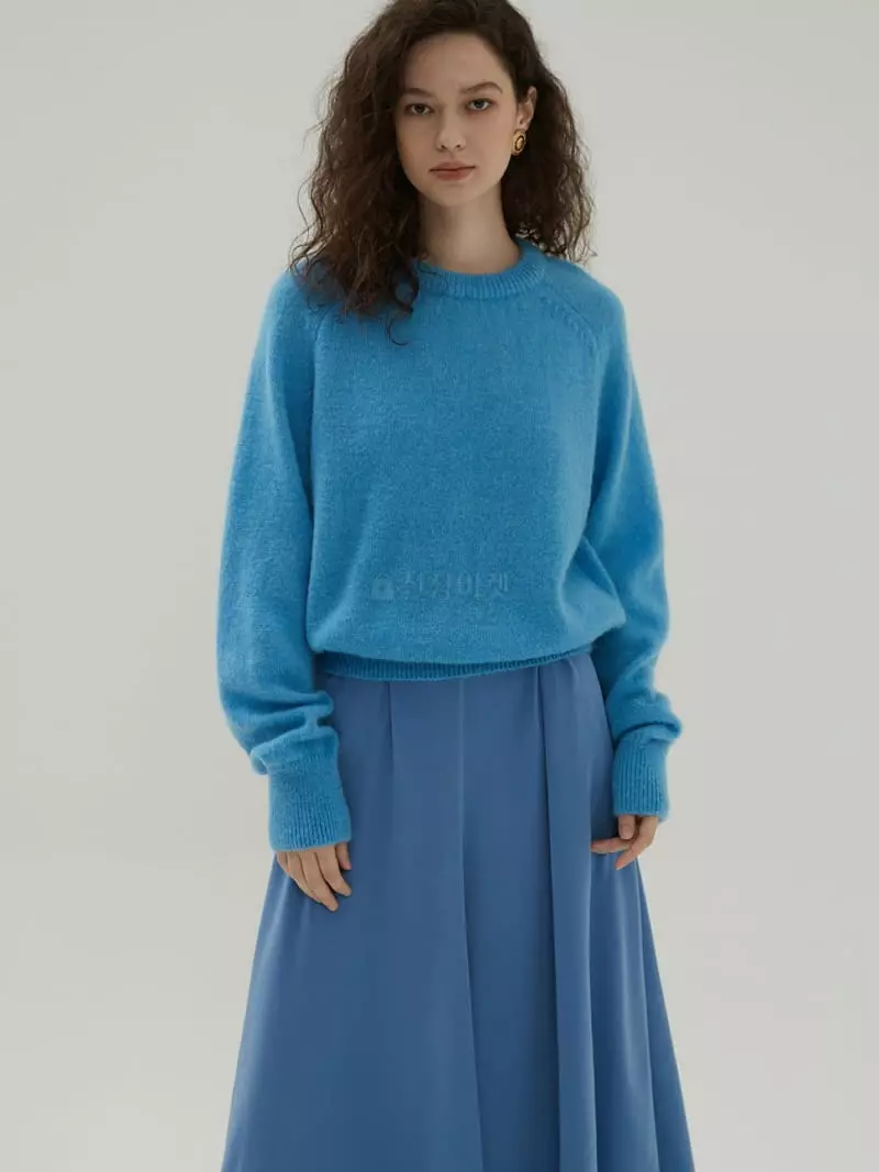 Neroli36 - Korean Women Fashion - #restrostyle - Mohair Knit Tee - 3