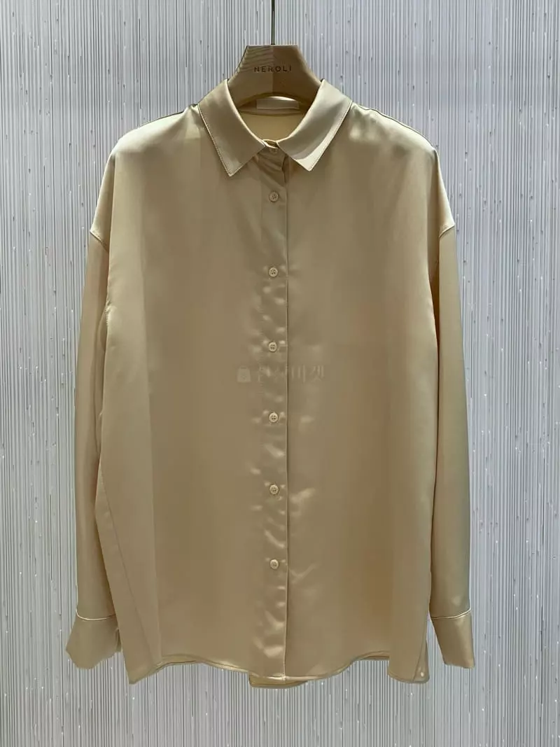 Neroli36 - Korean Women Fashion - #romanticstyle - Shatin Shirt - 9