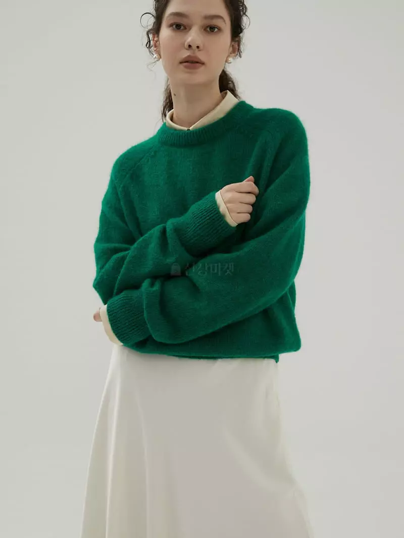 Neroli36 - Korean Women Fashion - #restrostyle - Mohair Knit Tee - 4
