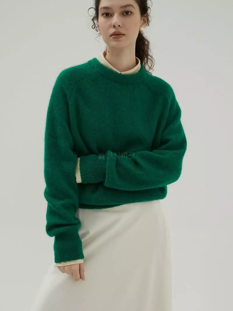 Neroli36 - Korean Women Fashion - #shopsmall - Mohair Knit Tee - 5