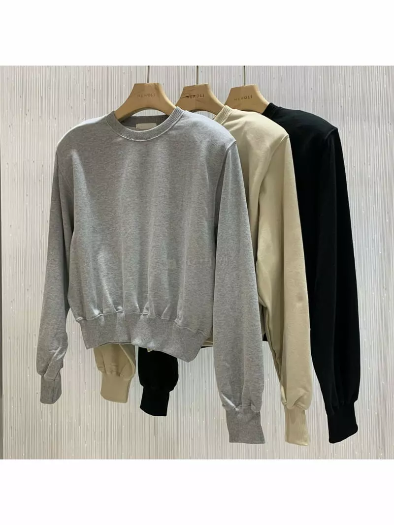 Neroli36 - Korean Women Fashion - #romanticstyle - Mellow Sweatshirt - 4