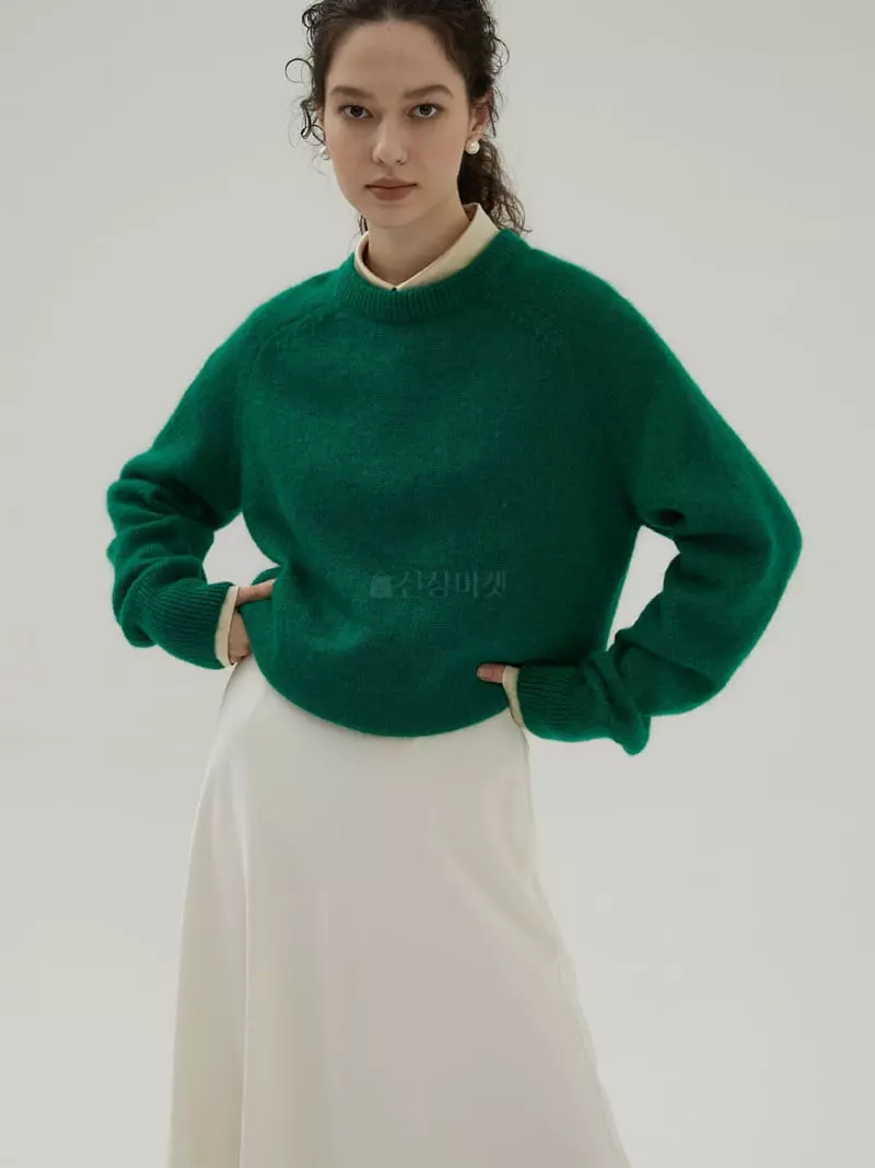 Neroli36 - Korean Women Fashion - #thatsdarling - Mohair Knit Tee - 6