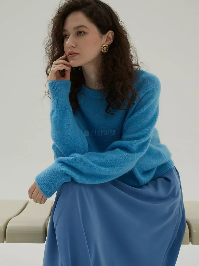 Neroli36 - Korean Women Fashion - #vintagekidsstyle - Mohair Knit Tee
