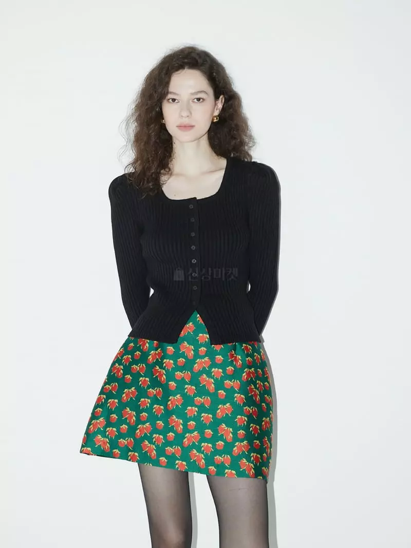 Neroli36 - Korean Women Fashion - #momslook - Jacquard Skirt - 4
