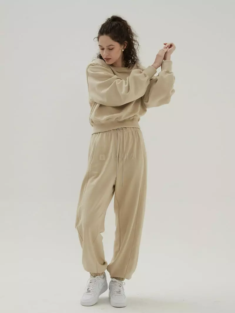 Neroli36 - Korean Women Fashion - #momslook - H Terry Pants - 4