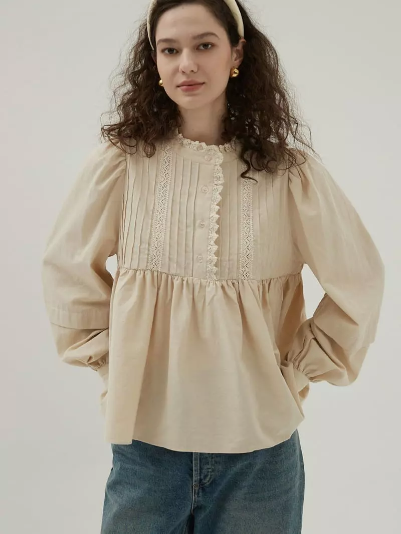 Neroli36 - Korean Women Fashion - #womensfashion - H Sweety Blouse