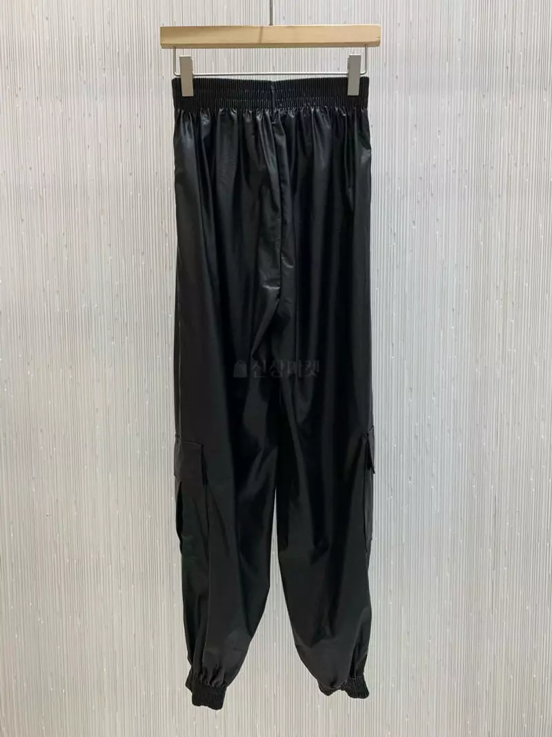 Neroli36 - Korean Women Fashion - #womensfashion - H Leather Pants - 6