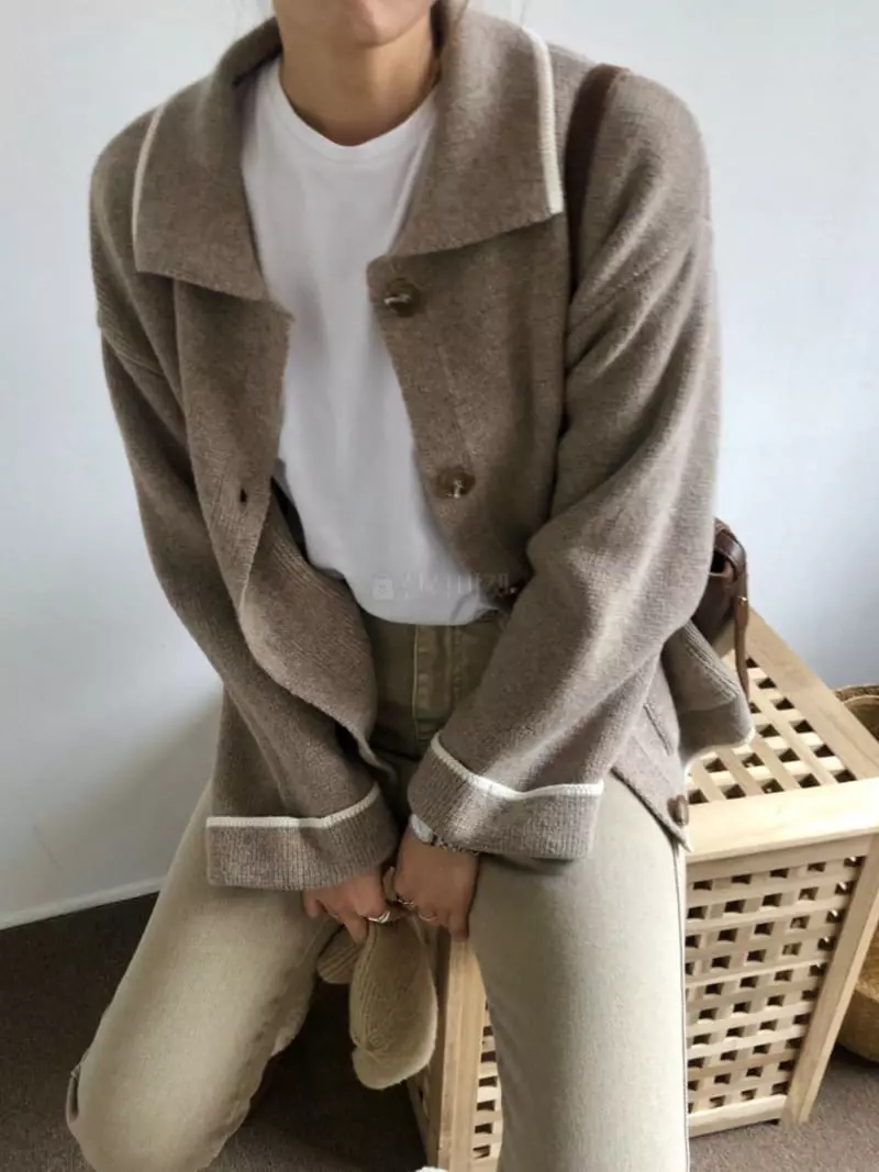 Neuf Nine - Korean Women Fashion - #momslook - Salt Cardigan