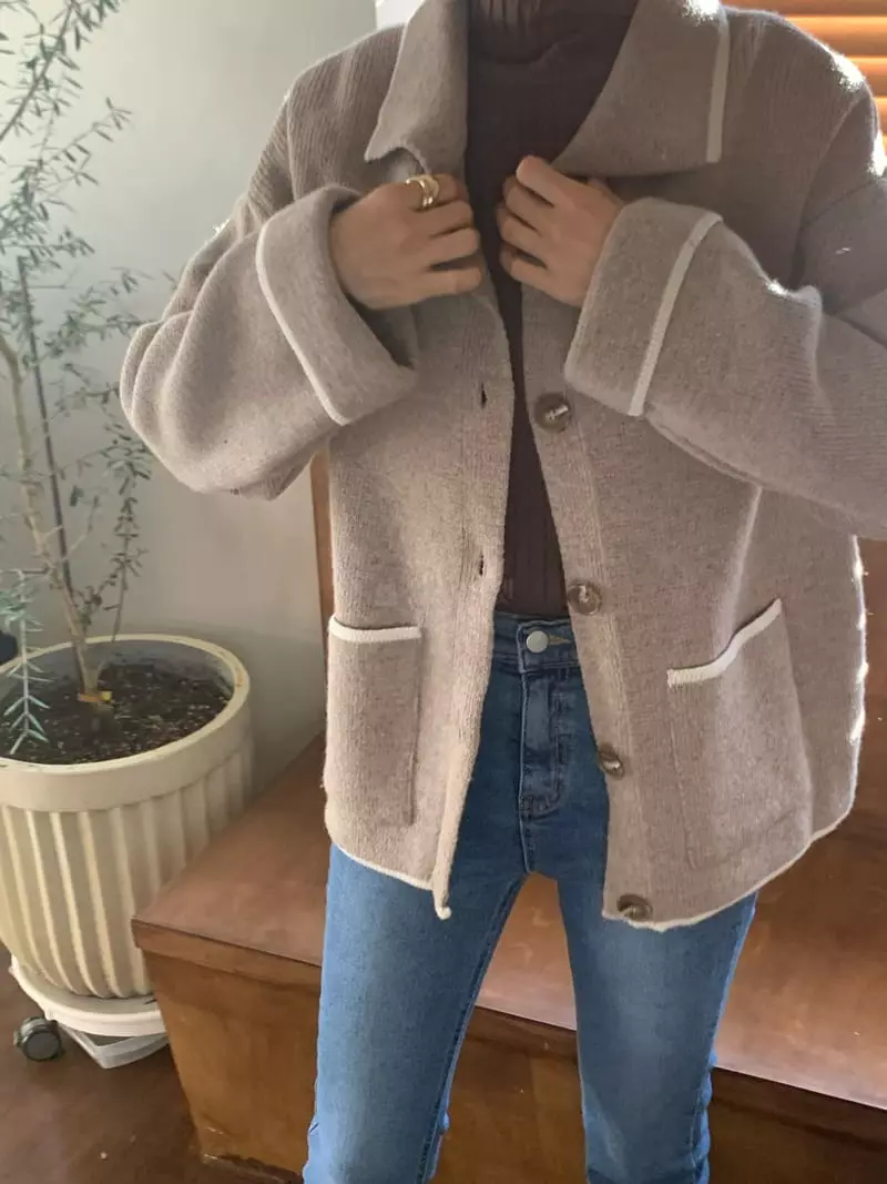 Neuf Nine - Korean Women Fashion - #momslook - Salt Cardigan - 7
