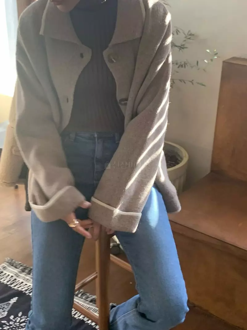 Neuf Nine - Korean Women Fashion - #momslook - Salt Cardigan - 8