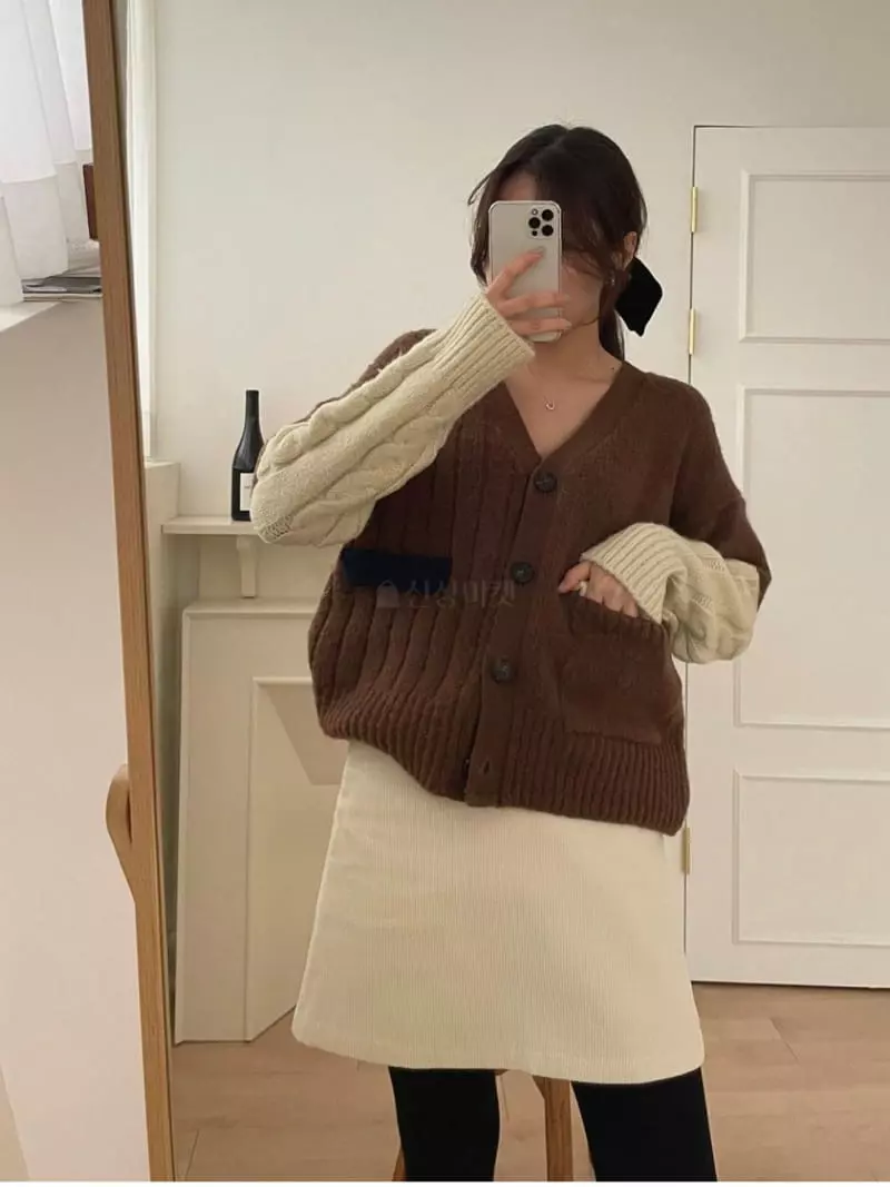 Neuf Nine - Korean Women Fashion - #momslook - Neo Color Cardigan - 2
