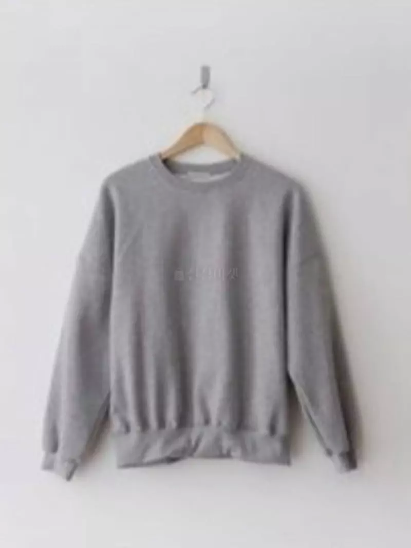 Neuf Nine - Korean Women Fashion - #momslook - Fleece Sweatshirt - 6