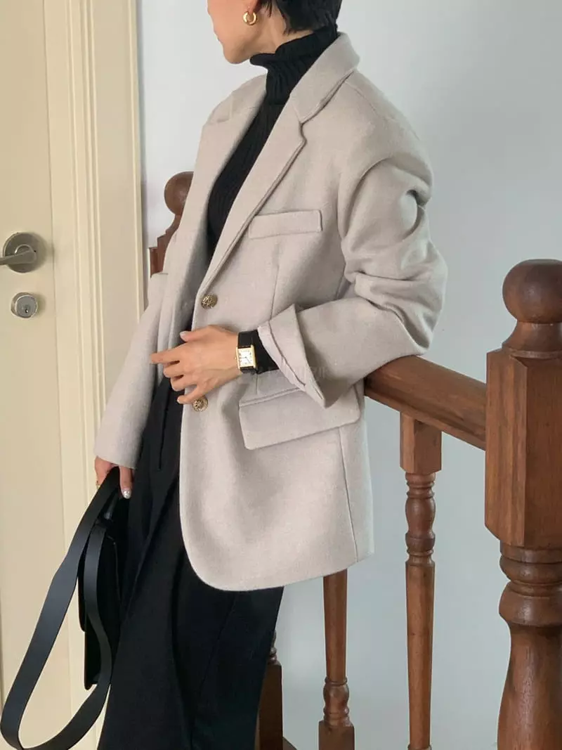 Neuf Nine - Korean Women Fashion - #momslook - Mento Jacket - 5