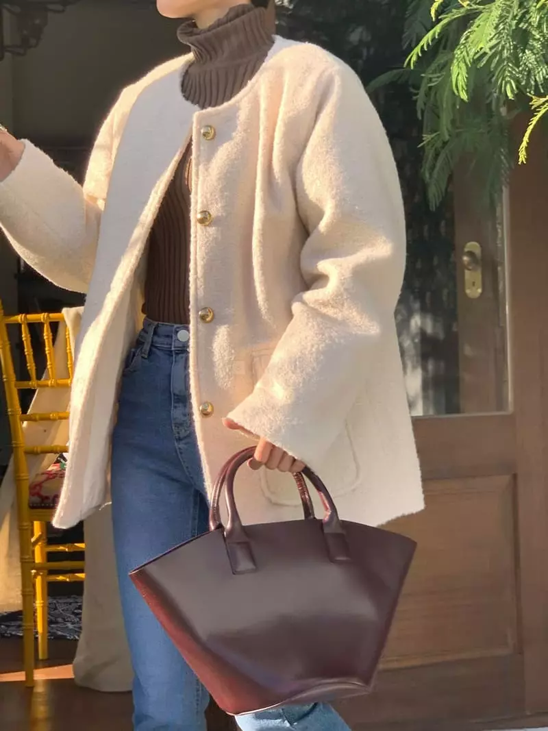 Neuf Nine - Korean Women Fashion - #momslook - Terry Jacket - 4