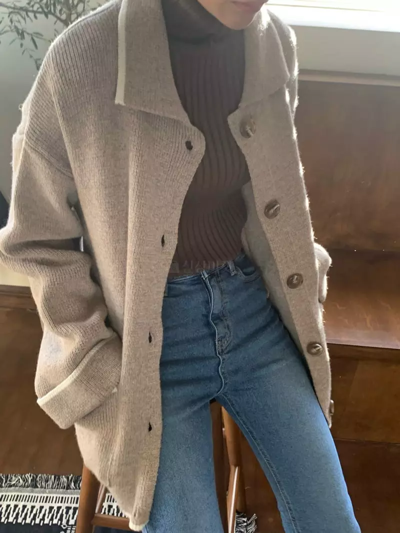 Neuf Nine - Korean Women Fashion - #womensfashion - Turtleneck Knit Tee - 7