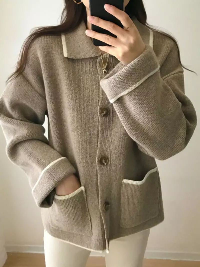 Neuf Nine - Korean Women Fashion - #momslook - Salt Cardigan - 4