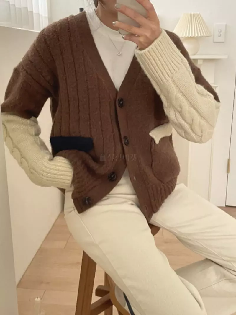 Neuf Nine - Korean Women Fashion - #womensfashion - Neo Color Cardigan - 3