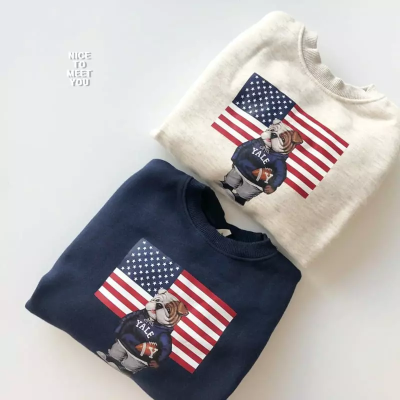 Nice To Meet You - Korean Children Fashion - #Kfashion4kids - Bull Dot Sweatshirt - 5