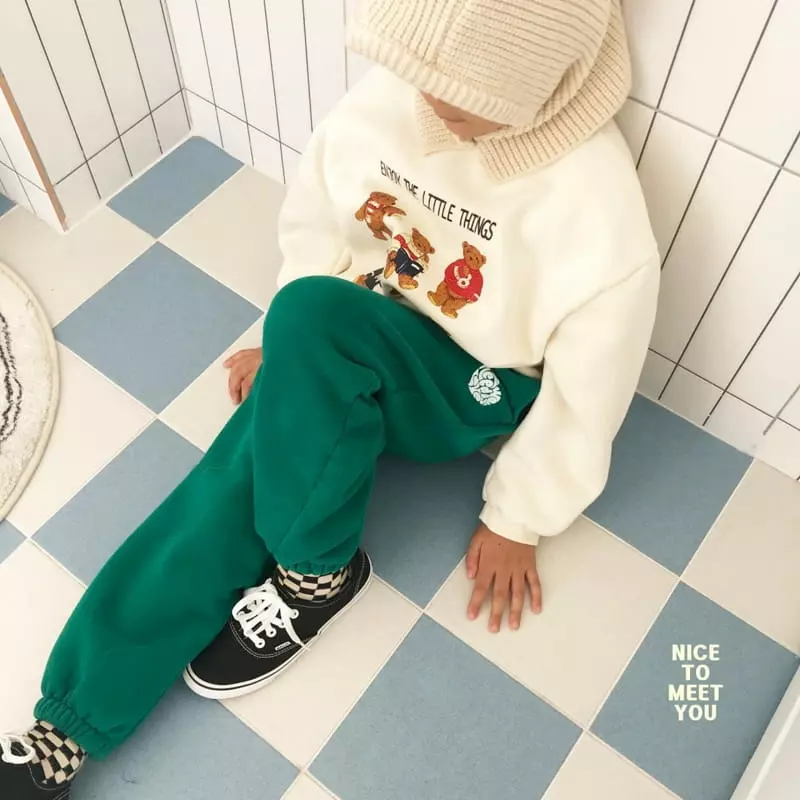 Nice To Meet You - Korean Children Fashion - #Kfashion4kids - Joy Bear Sweatshirt - 10