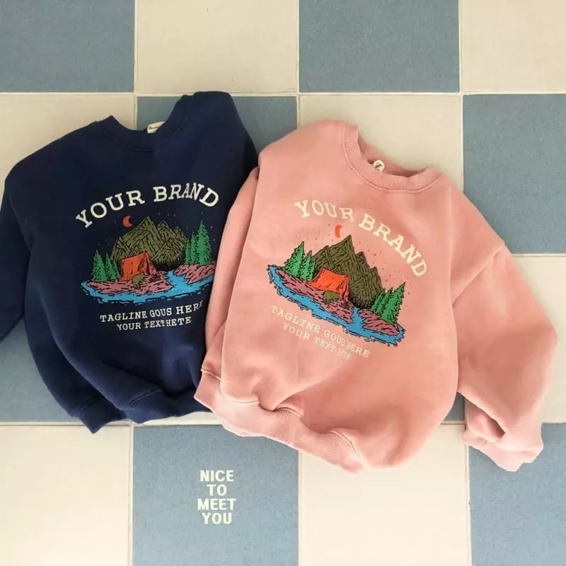 Nice To Meet You - Korean Children Fashion - #childofig - Camping Sweatshirt - 3