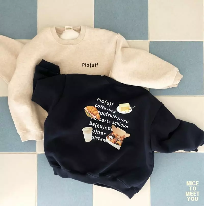 Nice To Meet You - Korean Children Fashion - #childofig - Brunch Sweatshirt - 7