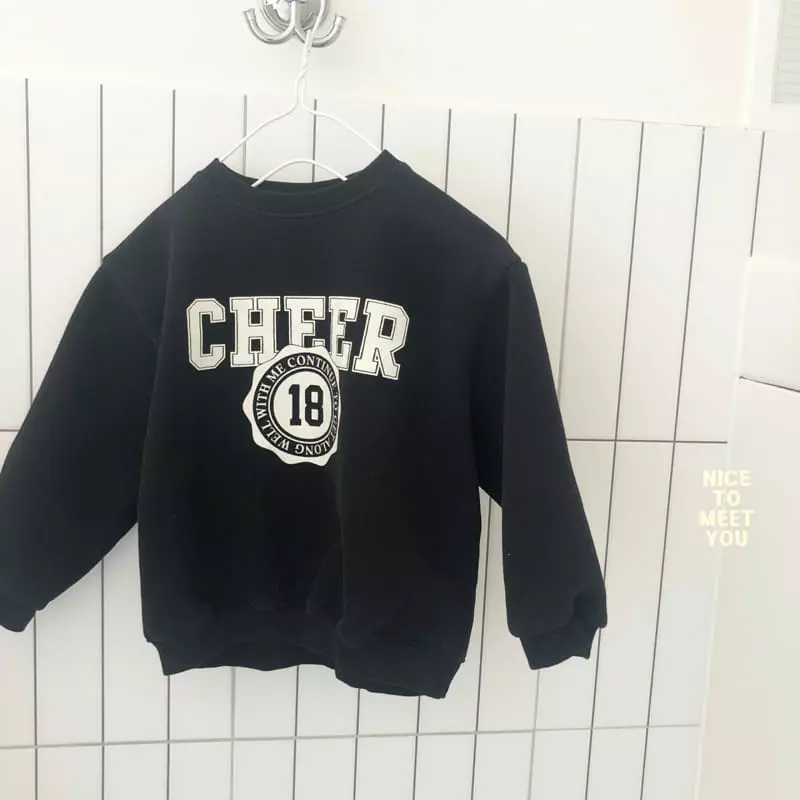 Nice To Meet You - Korean Children Fashion - #childrensboutique - Cheer Up Sweatshirt - 9