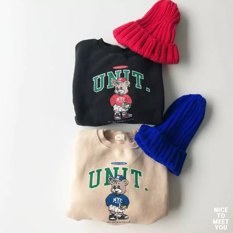 Nice To Meet You - Korean Children Fashion - #childrensboutique - Unit Sweatshirt - 7