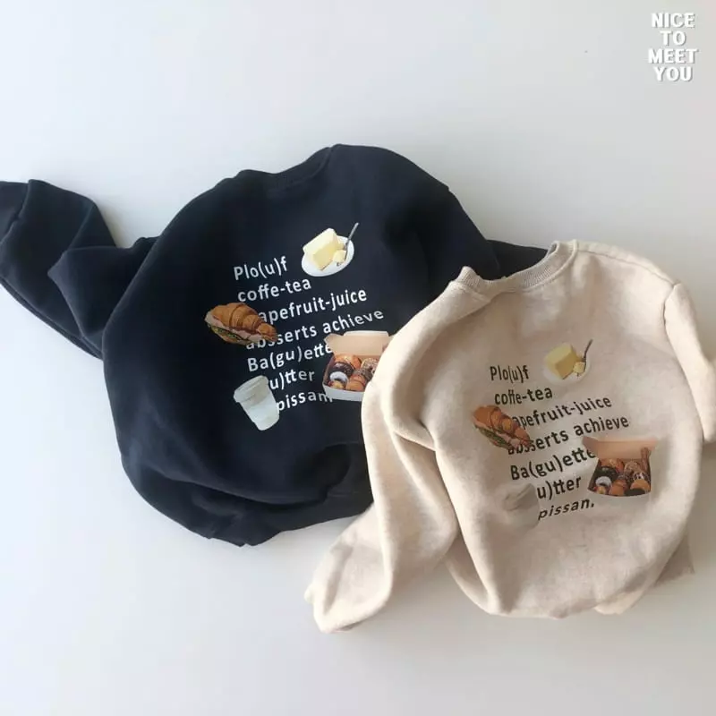 Nice To Meet You - Korean Children Fashion - #childrensboutique - Brunch Sweatshirt - 9