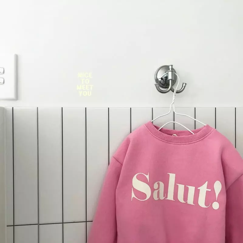 Nice To Meet You - Korean Children Fashion - #designkidswear - Shally Sweatshirt - 5
