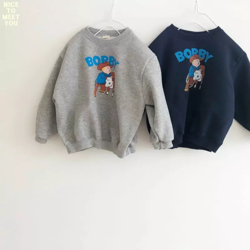 Nice To Meet You - Korean Children Fashion - #designkidswear - Barbie Sweatshirt - 3