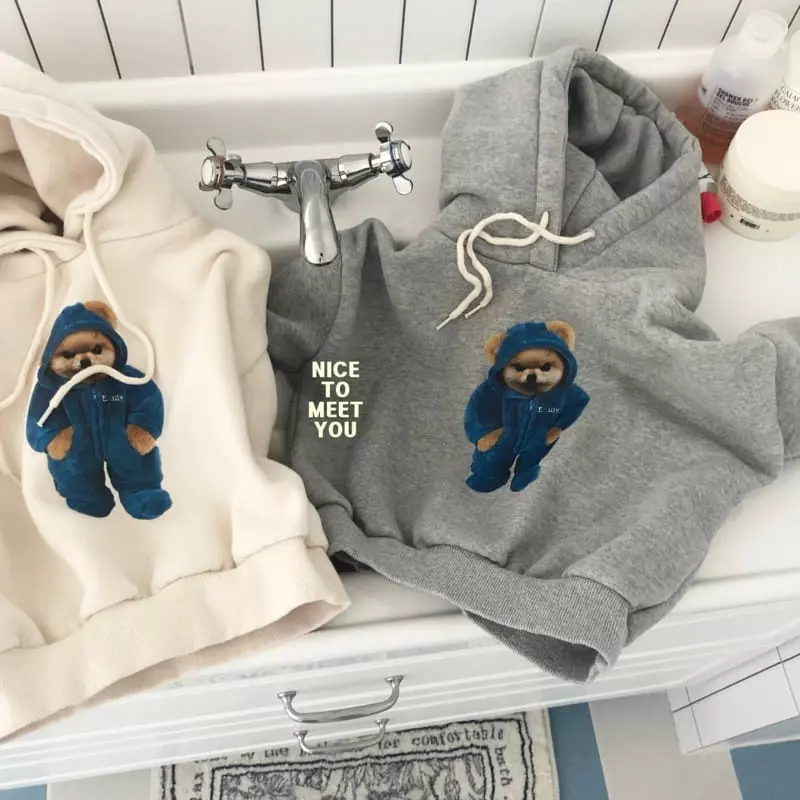 Nice To Meet You - Korean Children Fashion - #designkidswear - Angry Hoody - 11