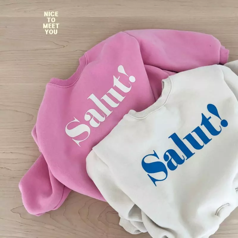Nice To Meet You - Korean Children Fashion - #discoveringself - Shally Sweatshirt - 6