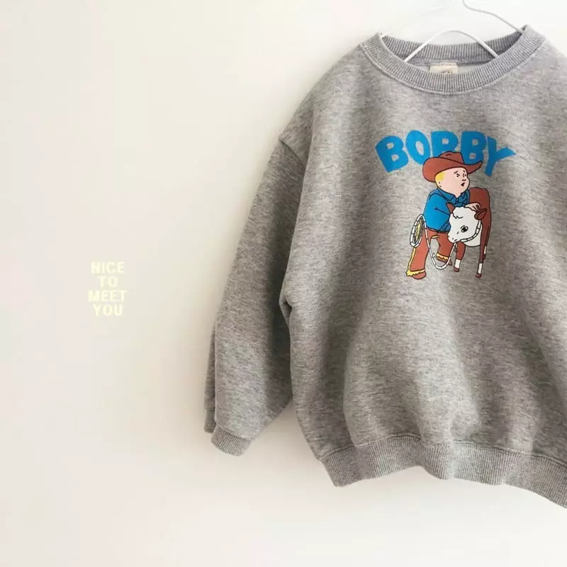 Nice To Meet You - Korean Children Fashion - #designkidswear - Barbie Sweatshirt - 4