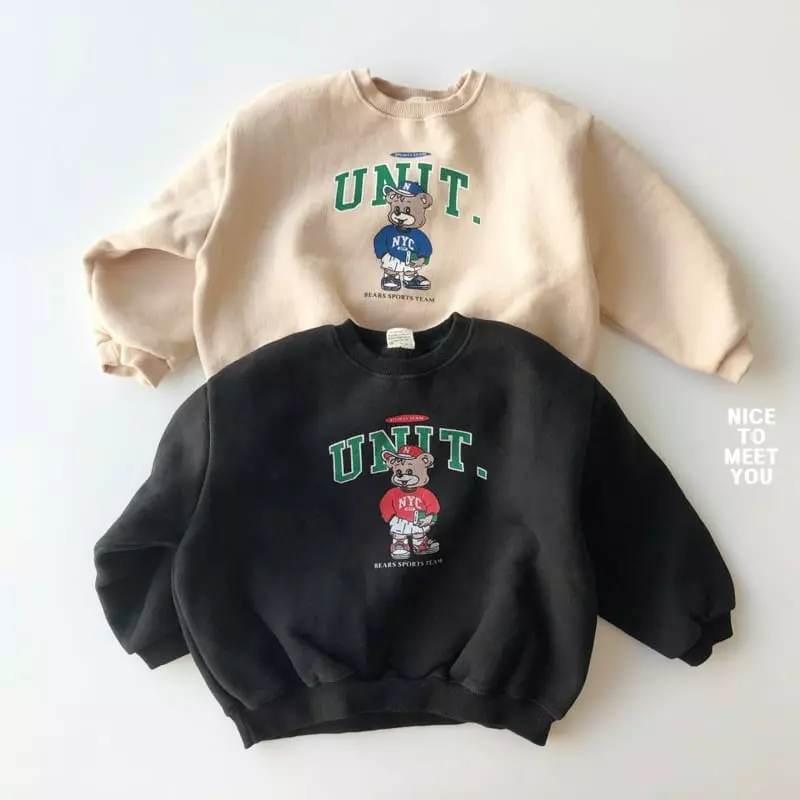 Nice To Meet You - Korean Children Fashion - #discoveringself - Unit Sweatshirt - 9