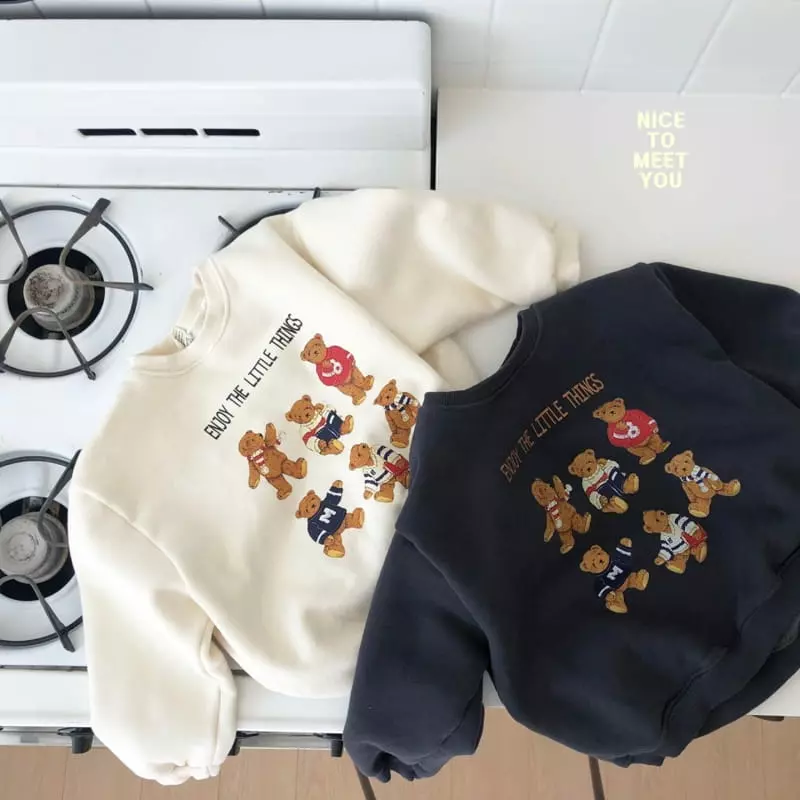 Nice To Meet You - Korean Children Fashion - #discoveringself - Joy Bear Sweatshirt - 5