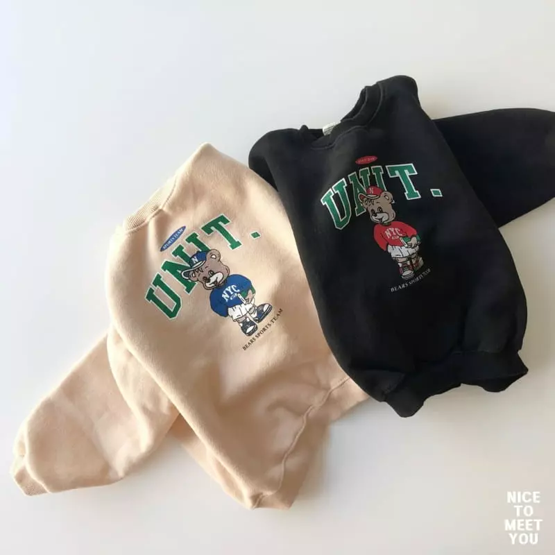 Nice To Meet You - Korean Children Fashion - #fashionkids - Unit Sweatshirt - 10