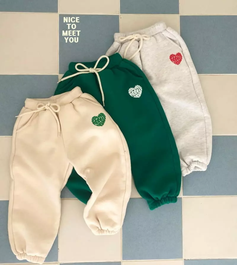 Nice To Meet You - Korean Children Fashion - #fashionkids - Love Pants