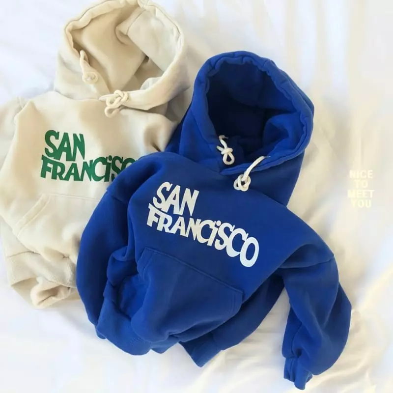 Nice To Meet You - Korean Children Fashion - #kidsshorts - Sanfrancisco Hoody - 3