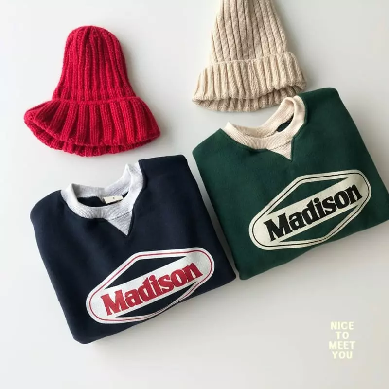 Nice To Meet You - Korean Children Fashion - #kidsshorts - Medison Sweatshirt - 5