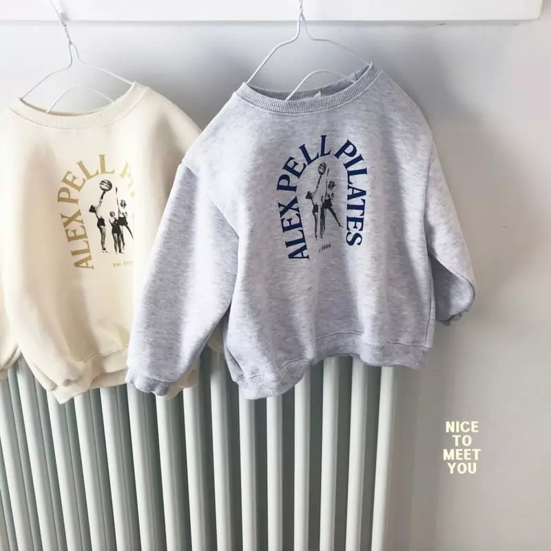 Nice To Meet You - Korean Children Fashion - #fashionkids - Alex Sweatshirt - 4