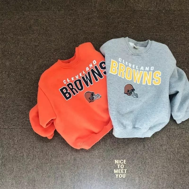 Nice To Meet You - Korean Children Fashion - #kidsstore - Browns Sweatshirt - 6