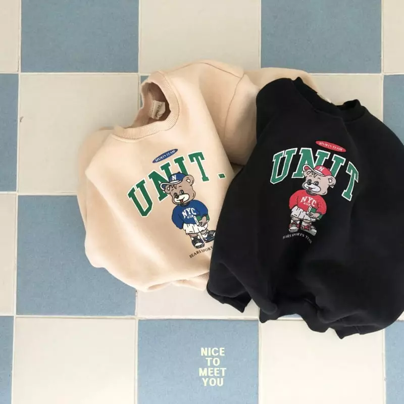 Nice To Meet You - Korean Children Fashion - #kidsstore - Unit Sweatshirt - 12