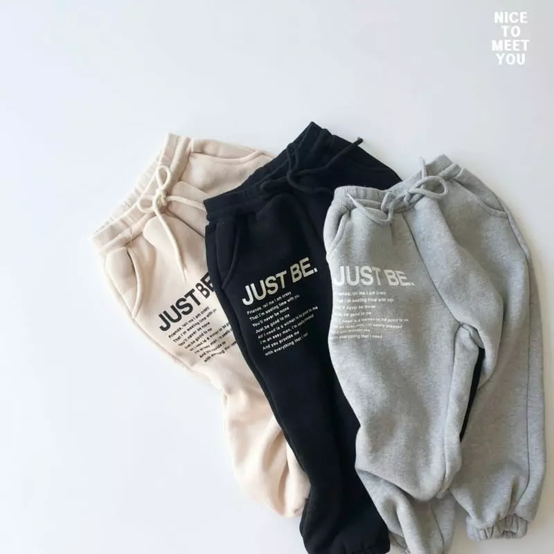Nice To Meet You - Korean Children Fashion - #kidzfashiontrend - Just Pants