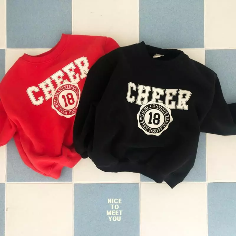 Nice To Meet You - Korean Children Fashion - #littlefashionista - Cheer Up Sweatshirt